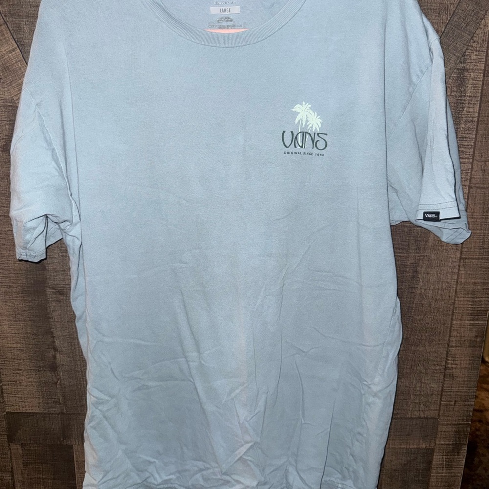 Vans Light Blue Men's Shirt Size Large